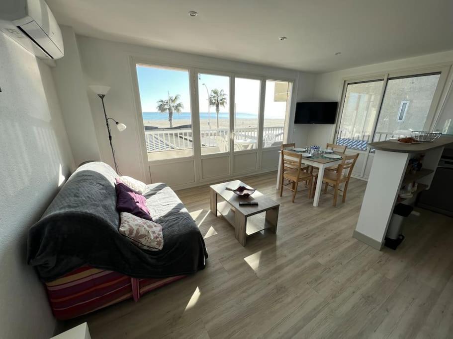 Le Carrousel - Apt Vue Mer - Plage A 10 M - Clim - Wifi กาเนต์-อ็อง-รูสซียง ภายนอก รูปภาพ