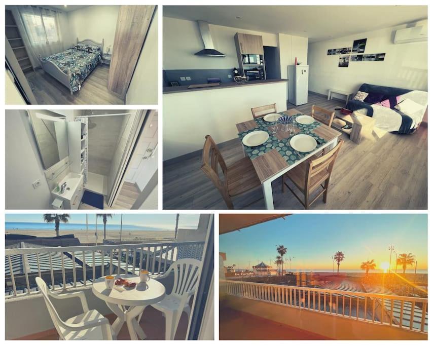Le Carrousel - Apt Vue Mer - Plage A 10 M - Clim - Wifi กาเนต์-อ็อง-รูสซียง ภายนอก รูปภาพ