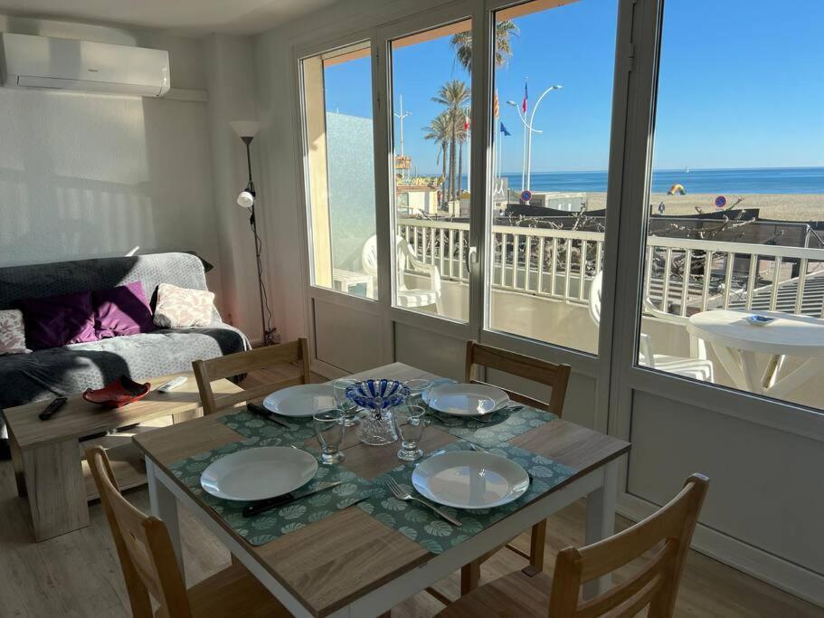 Le Carrousel - Apt Vue Mer - Plage A 10 M - Clim - Wifi กาเนต์-อ็อง-รูสซียง ภายนอก รูปภาพ